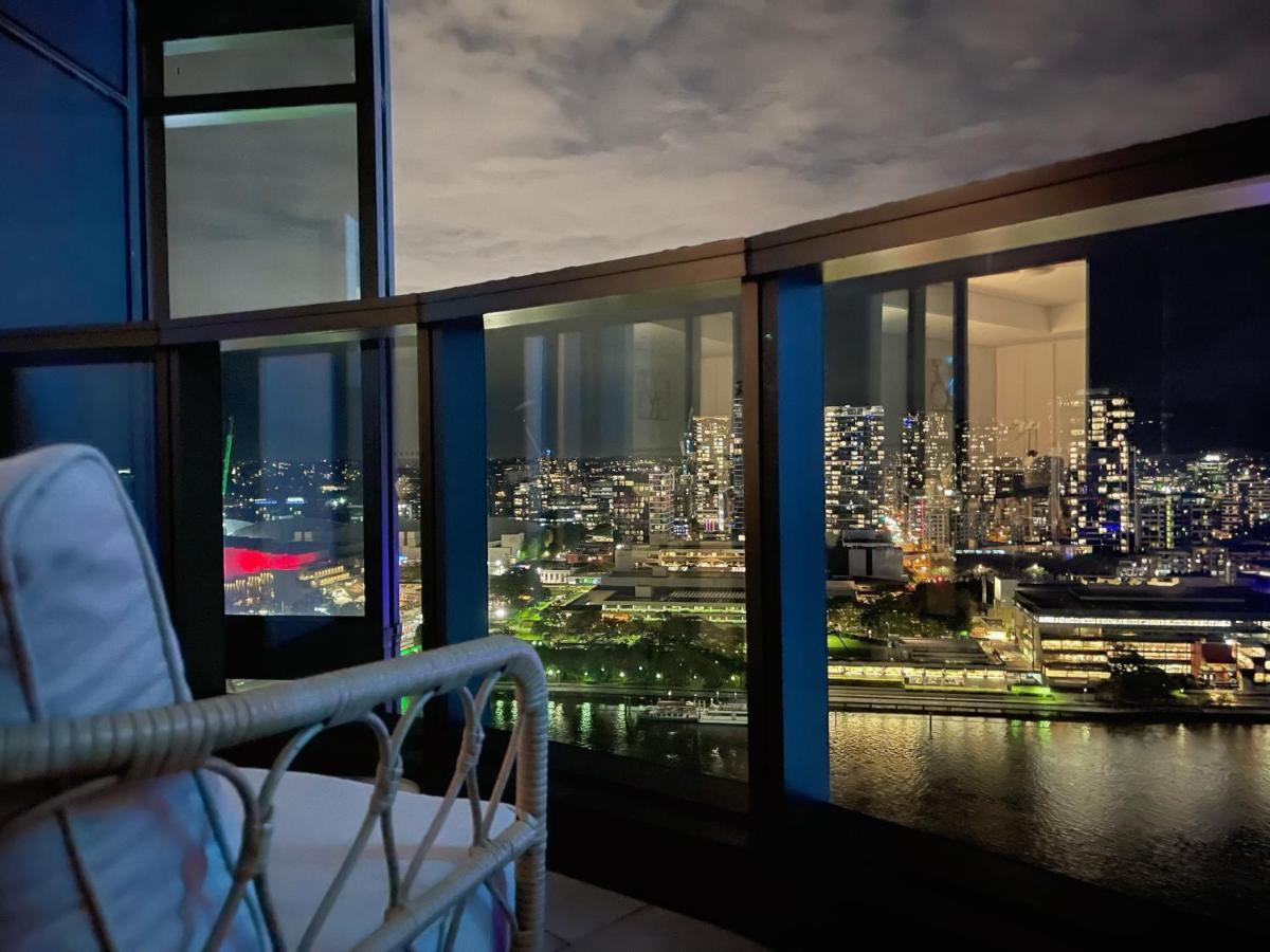 Brisbane Riverfront Oasis 2Bed Panoramic Riverview Bagian luar foto