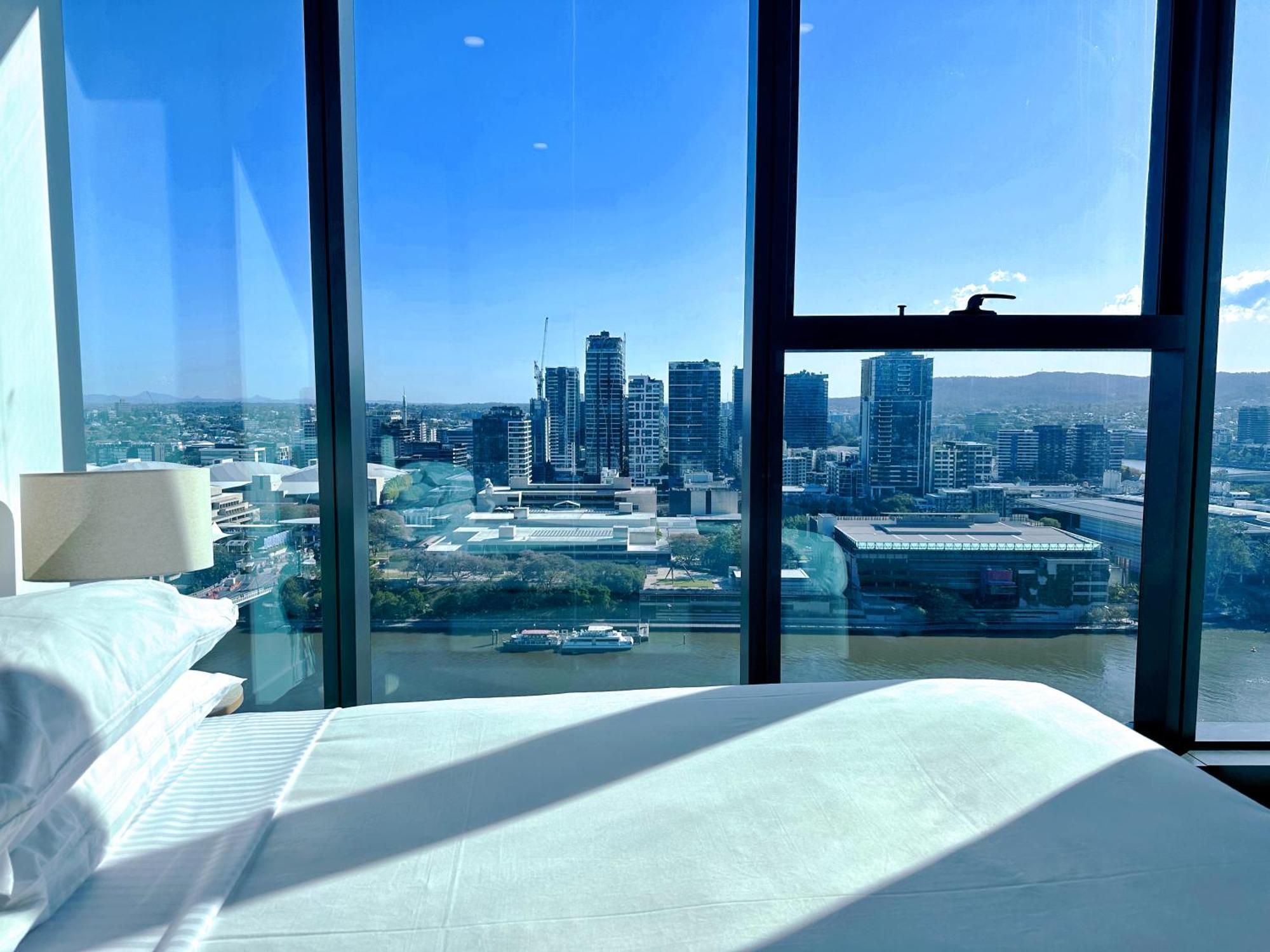 Brisbane Riverfront Oasis 2Bed Panoramic Riverview Bagian luar foto